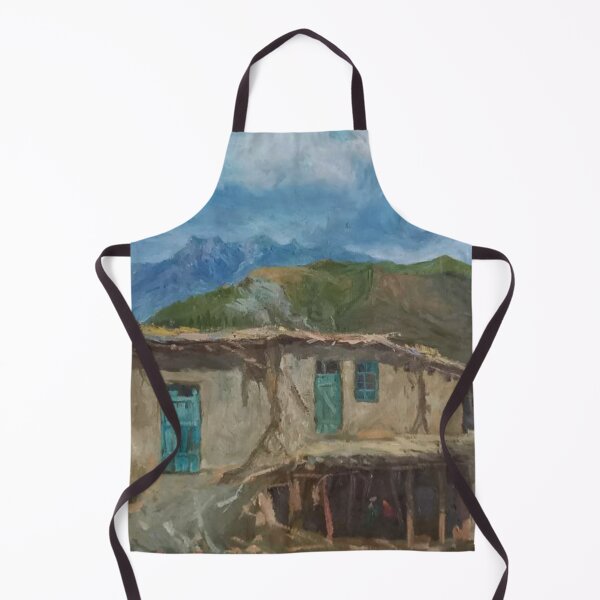 Item preview,  Painting "Mountain village". designed and sold by Umiska.