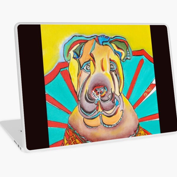 Beach Dog Laptop Skin