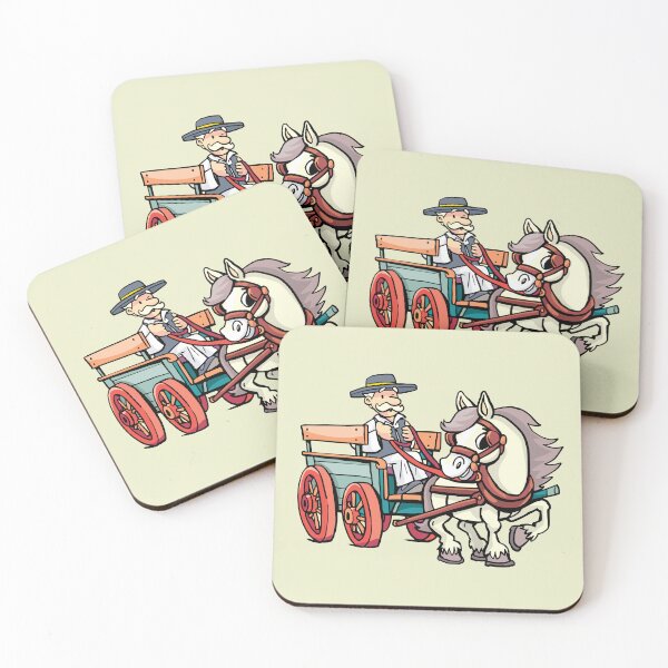 Item preview, coachman drives a horse-drawn carriage designed and sold by duxpavlic.