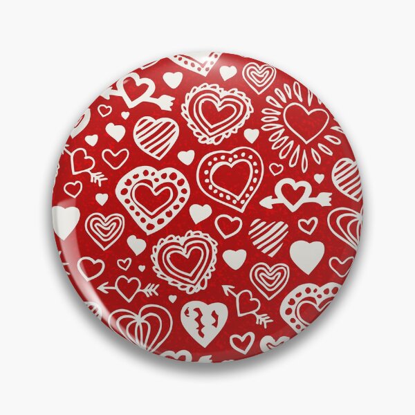 Item preview, Hearts Hand draw red fabric designed and sold by Wilkinson39.