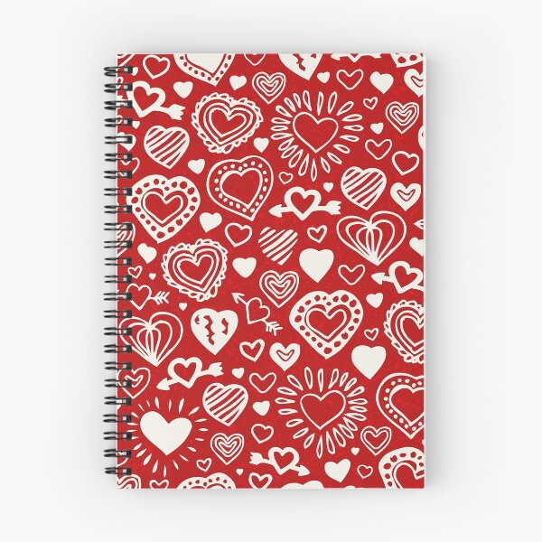 Item preview, Hearts Hand draw red fabric designed and sold by Wilkinson39.