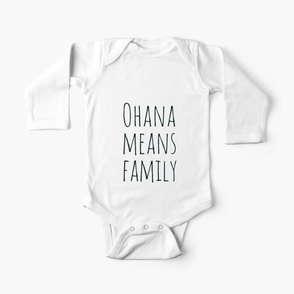 Ohana Baby One Piece By Brittanyik Redbubble