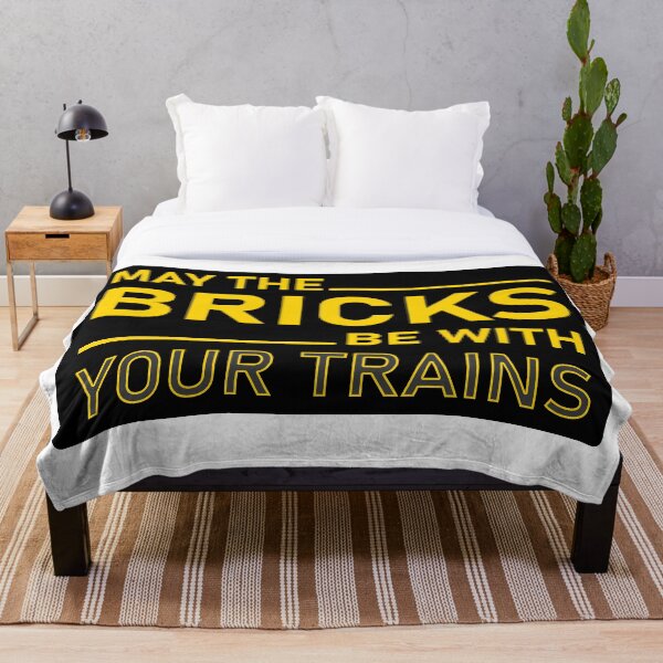 Artikelvorschau, May the Bricks be with your trains entworfen und verkauft von Marco von Brick Train Studio.