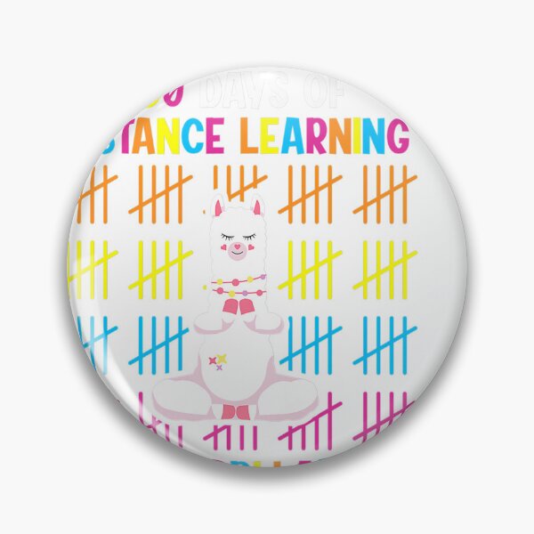 Item preview, 100 Days of Distance Learning - No Probllama Llama 100th day T-Shirt designed and sold by BirschbachAdie.