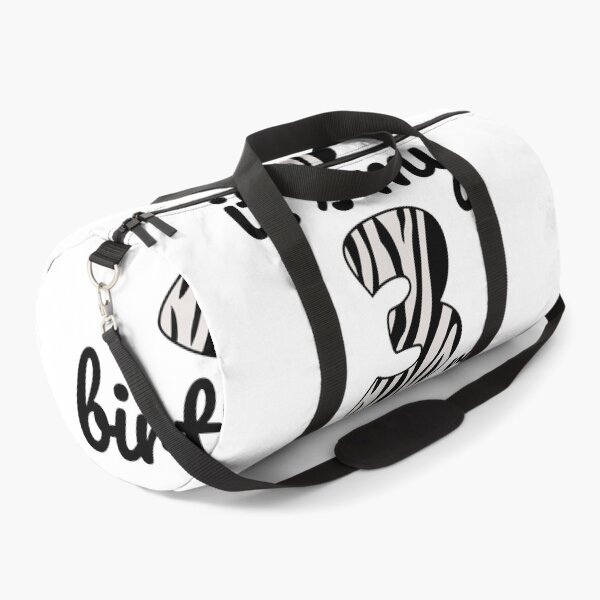 Item preview, Its my birthday, 3rd Birthday Zebra Print, Kid Zebra 3rd Birthday, 3 Years Old Wild Animal, Number Three Safari Zoo designed and sold by singRsong.