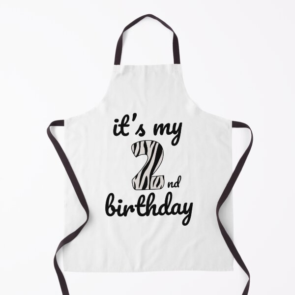 Item preview, Its my birthday, 2nd Birthday Zebra Print, Kid Zebra 2nd Birthday, 2 Years Old Wild Animal, Number Two Safari Zoo designed and sold by singRsong.