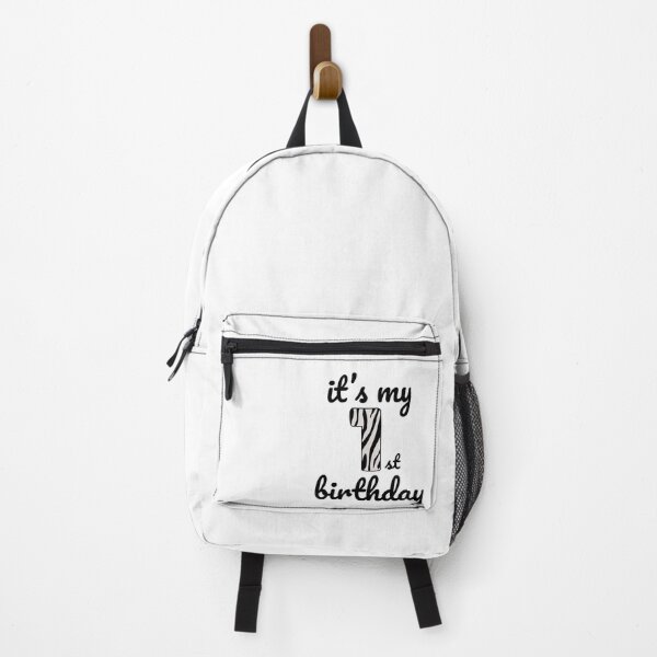 Item preview, Its my birthday, 1st Birthday Zebra Print, Kid Zebra 1st Birthday, 1 Year Old Wild Animal, Number One Safari Zoo designed and sold by singRsong.