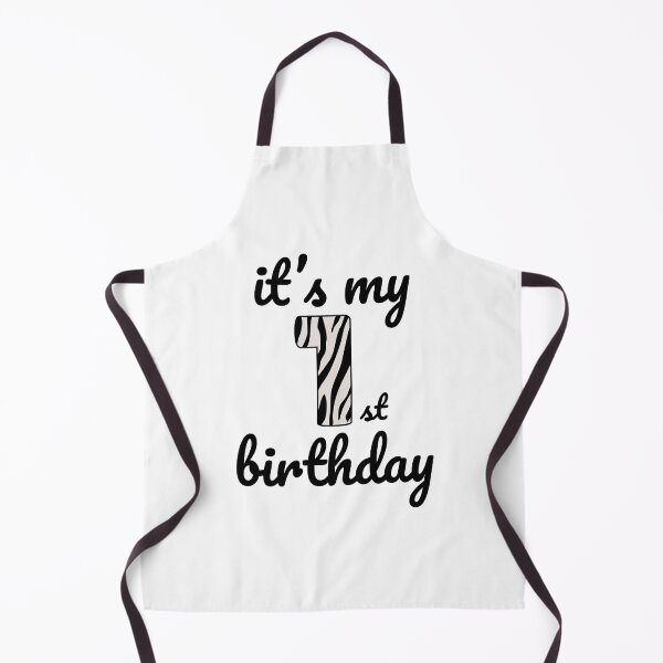 Item preview, Its my birthday, 1st Birthday Zebra Print, Kid Zebra 1st Birthday, 1 Year Old Wild Animal, Number One Safari Zoo designed and sold by singRsong.