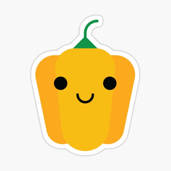 Pepper Emoji Stickers Redbubble