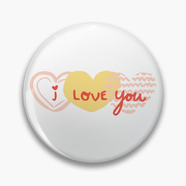 Item preview, I love you in hearts illustration designed and sold by elisthetic.