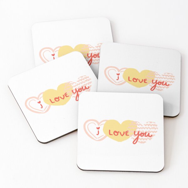 Item preview, I love you in hearts illustration designed and sold by elisthetic.