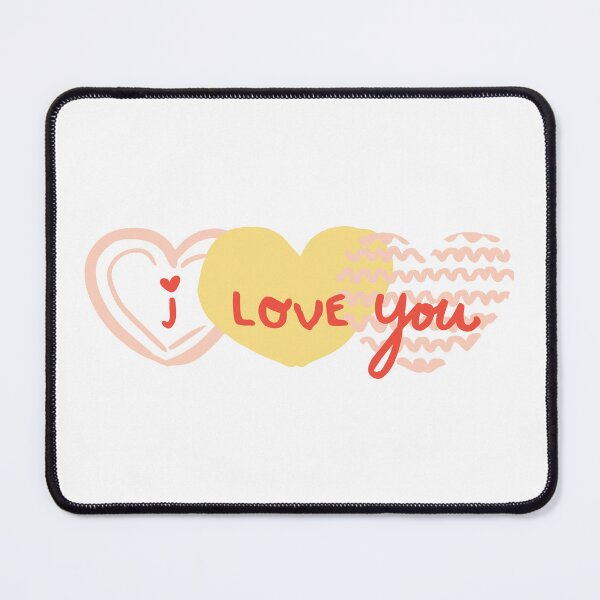 Item preview, I love you in hearts illustration designed and sold by elisthetic.