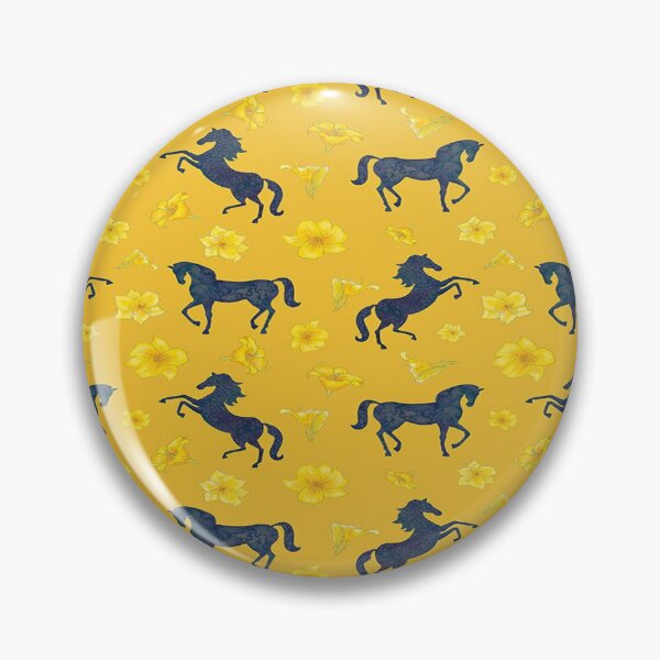 Item preview, Horse pattern flower yellow designed and sold by Wilkinson39.
