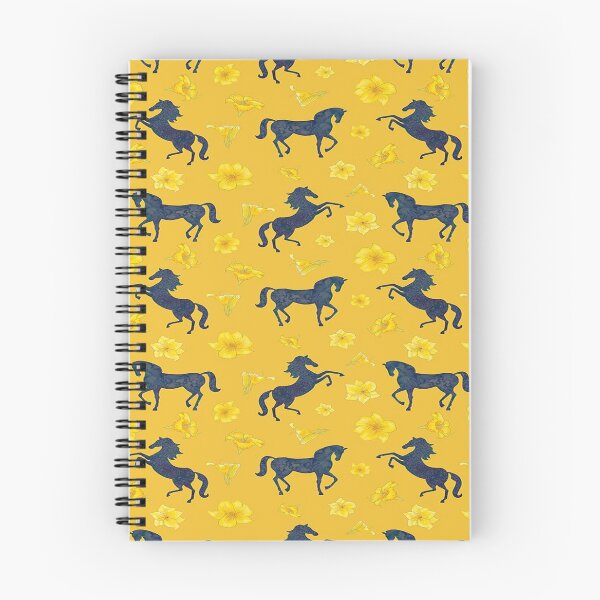 Aperçu de l'œuvre Motif cheval fleur jaune créée et vendue par Wilkinson39.