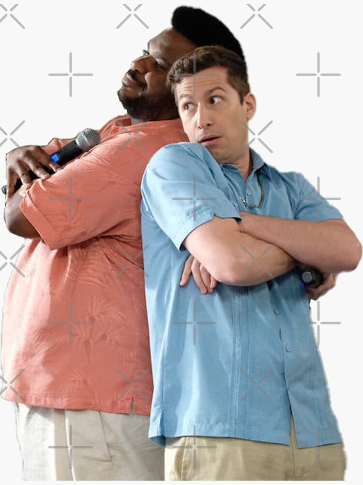 "Jake Peralta and Doug Judy" Sticker for Sale by Redbubble