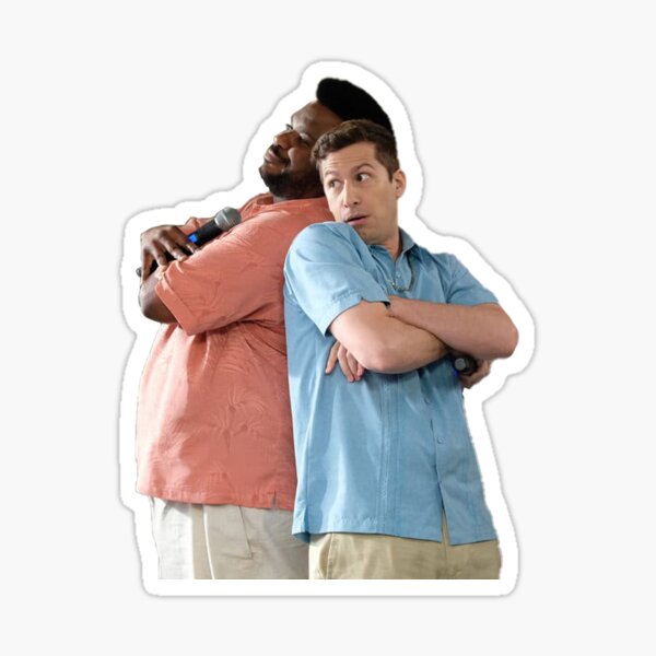 "Jake Peralta and Doug Judy" Sticker for Sale by Redbubble
