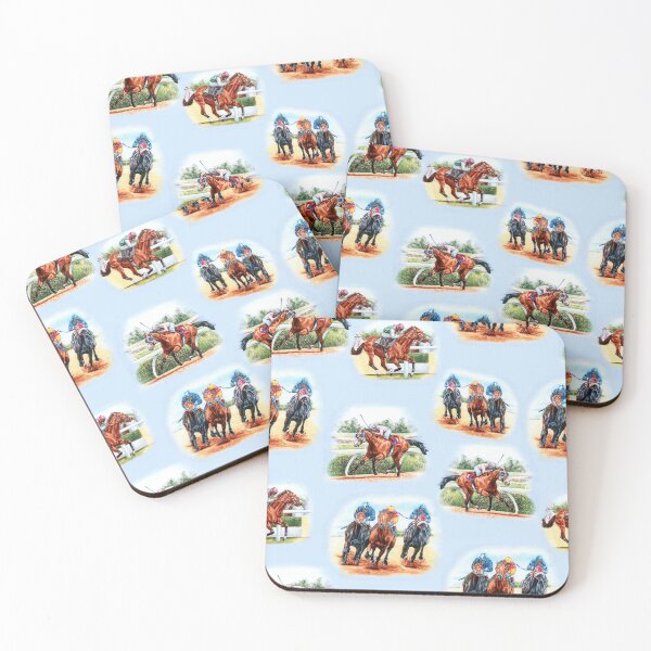 Item preview, Horse Racing Scenes Fabric designed and sold by Wilkinson39.