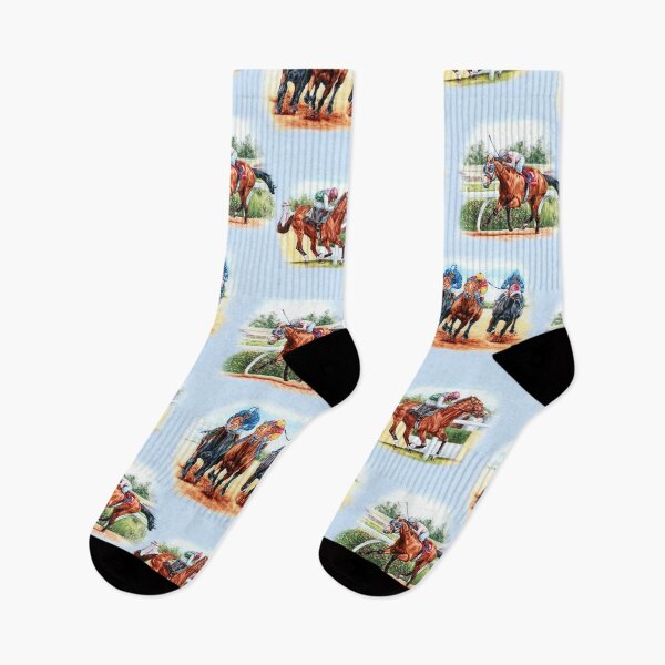 Item preview, Horse Racing Scenes Fabric designed and sold by Wilkinson39.