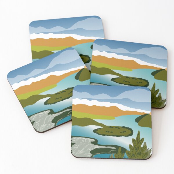 Item preview, Mountains landscape Queenstown New Zealand designed and sold by KiwiandKit.