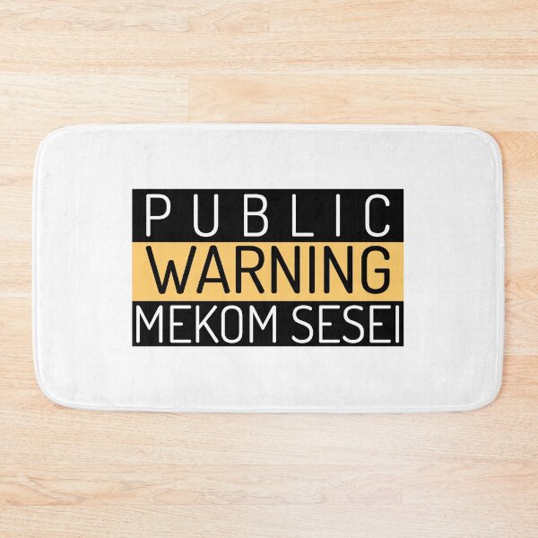 Item preview, Public Warning Mekom Sesei designed and sold by iungs.