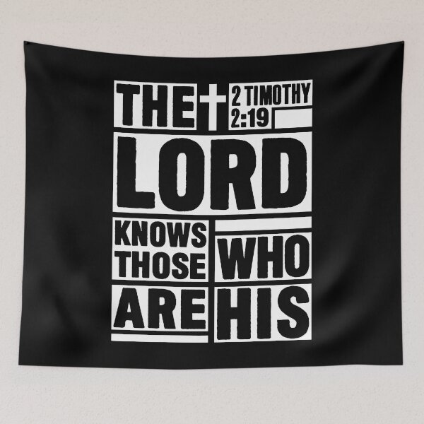Item preview, 2 Timothy 2:19 The Lord Knows Those Who Are His designed and sold by plushism.