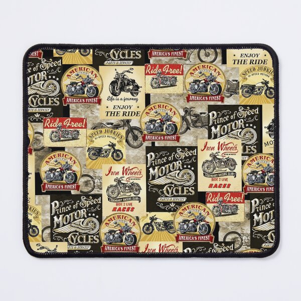 Item preview, Motorcycle Fabric patterns designed and sold by Wilkinson39.