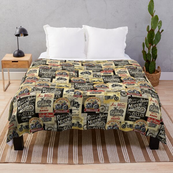 Item preview, Motorcycle Fabric patterns designed and sold by Wilkinson39.