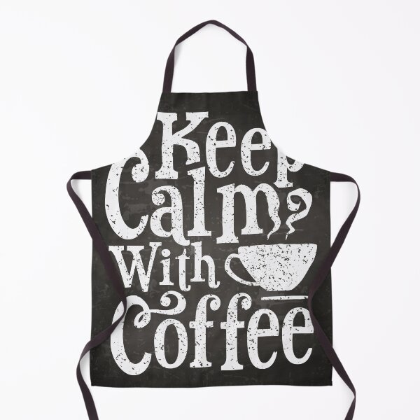 Item preview, Keep calm with coffee — Motivation lettering, quote designed and sold by GreekTavern1979.
