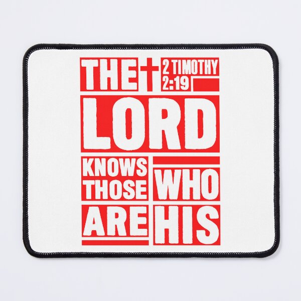 Item preview, 2 Timothy 2:19 The Lord Knows Those Who Are His designed and sold by plushism.