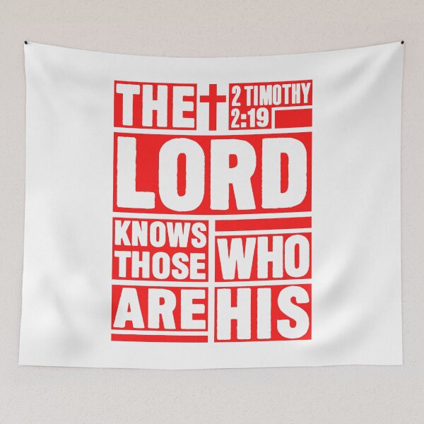 Item preview, 2 Timothy 2:19 The Lord Knows Those Who Are His designed and sold by plushism.