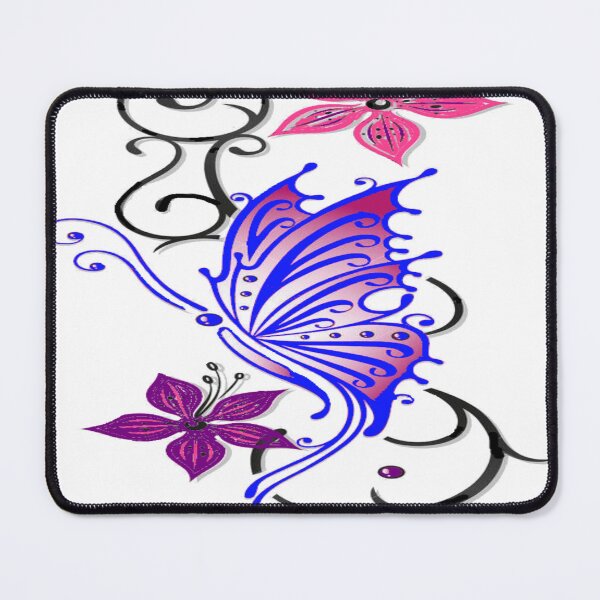 Item preview, Butterfly flower design designed and sold by indecentXp0sure.