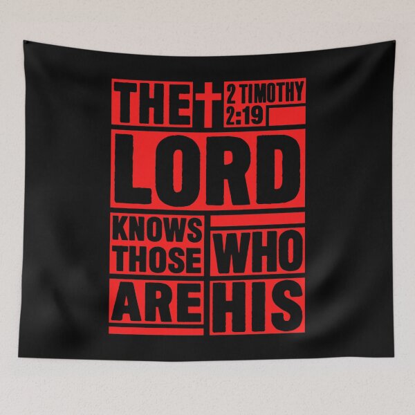 Item preview, 2 Timothy 2:19 The Lord Knows Those Who Are His designed and sold by plushism.