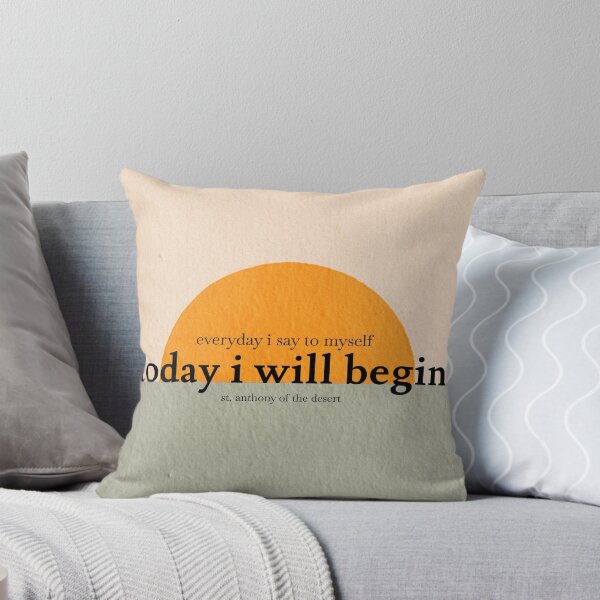 Item preview, Today I Will Begin - Square designed and sold by 30Pieces.