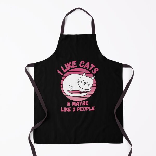 Item preview, I Like Cats and Maybe 3 People Funny Cat Lover Design designed and sold by Nathalie Aynié.