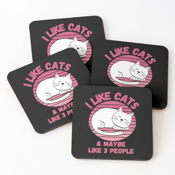Artikelvorschau, Ich mag Katzen und vielleicht 3 Personen Lustiges Katzenliebhaber-Design entworfen und verkauft von Nathalie Aynié.