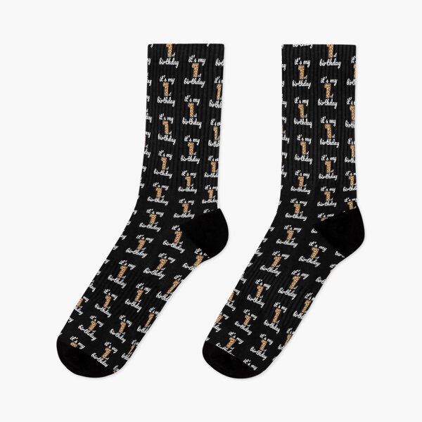Item preview, Its my birthday, 1st Birthday Giraffe Print, Kid Giraffe 1st Birthday, 1 Year Old Wild Animal, Number One Safari Zoo designed and sold by singRsong.