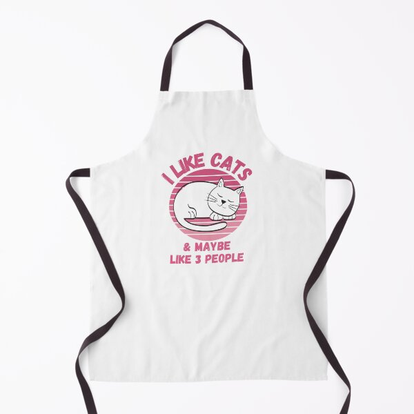 Item preview, I Like Cats and Maybe 3 People Funny Cat Lover Design designed and sold by Nathalie Aynié.