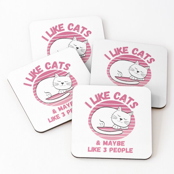 Artikelvorschau, Ich mag Katzen und vielleicht 3 Personen Lustiges Katzenliebhaber-Design entworfen und verkauft von Nathalie Aynié.