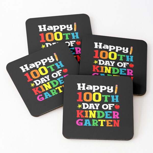 Item preview, Happy 100 Day of Kindergarten Student Teacher  designed and sold by MichaelxHarvey.