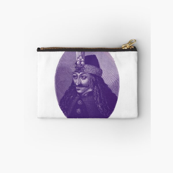 Item preview,  Vlad the Impaler - portrait black and white / blue designed and sold by Mad-Boy.