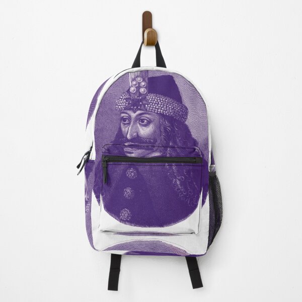 Item preview, Vlad the Impaler - portrait black and white / blue designed and sold by Mad-Boy.