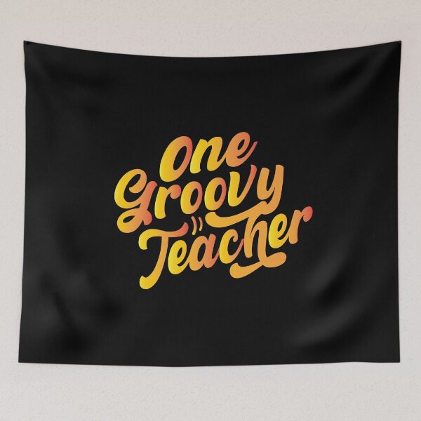 Item preview, Retro Teacher One Groovy Maestro 70's Gift designed and sold by 2blackcherries.