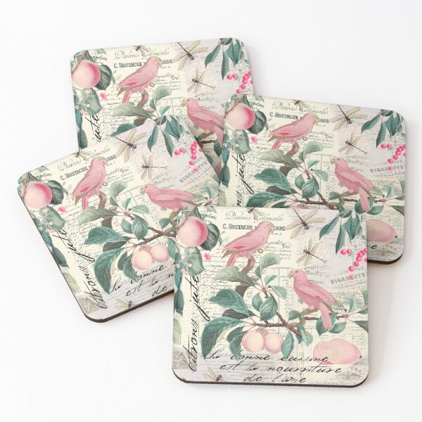 Item preview, Tropical Birds And Fruit Paradise Vintage Illustration designed and sold by artsandsoul.