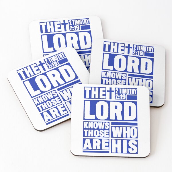 Item preview, 2 Timothy 2:19 The Lord Knows Those Who Are His designed and sold by plushism.
