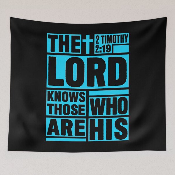 Item preview, 2 Timothy 2:19 The Lord Knows Those Who Are His designed and sold by plushism.