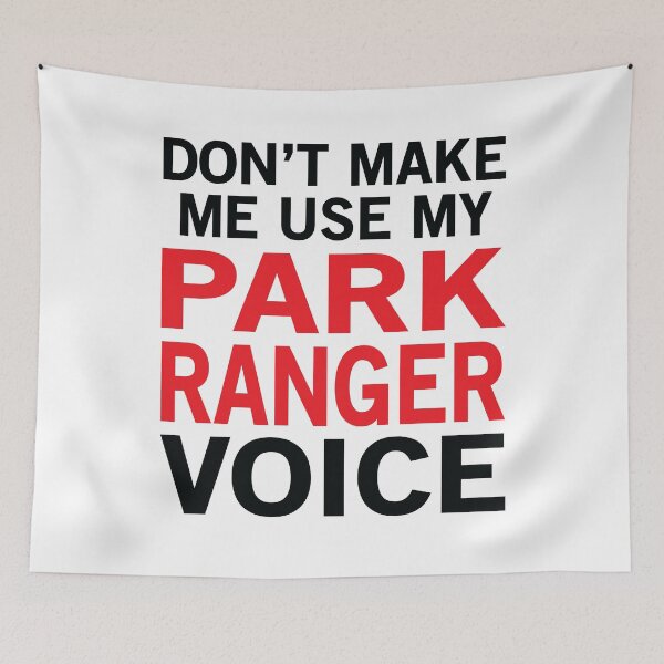 Item preview, Park Ranger Voice Funny Warden Sayings designed and sold by woodesigner.