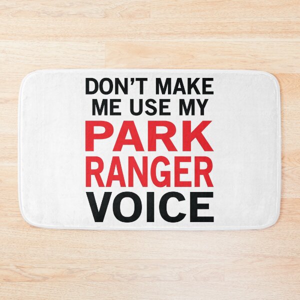 Item preview, Park Ranger Voice Funny Warden Sayings designed and sold by woodesigner.