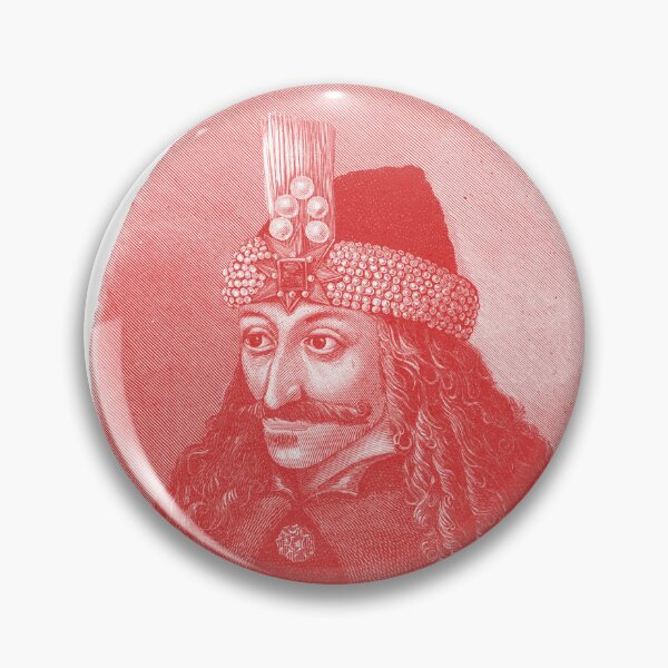 Item preview, Vlad the Impaler - portrait black and white - red edition designed and sold by Mad-Boy.
