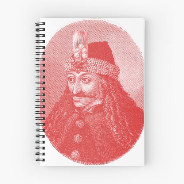 Item preview, Vlad the Impaler - portrait black and white - red edition designed and sold by Mad-Boy.