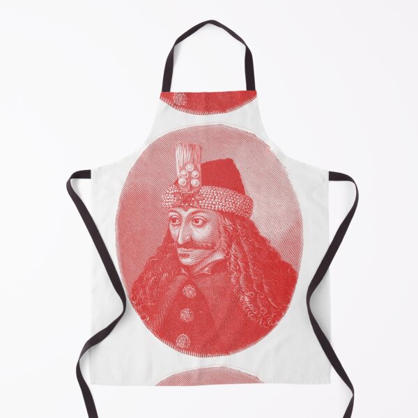 Item preview, Vlad the Impaler - portrait black and white - red edition designed and sold by Mad-Boy.
